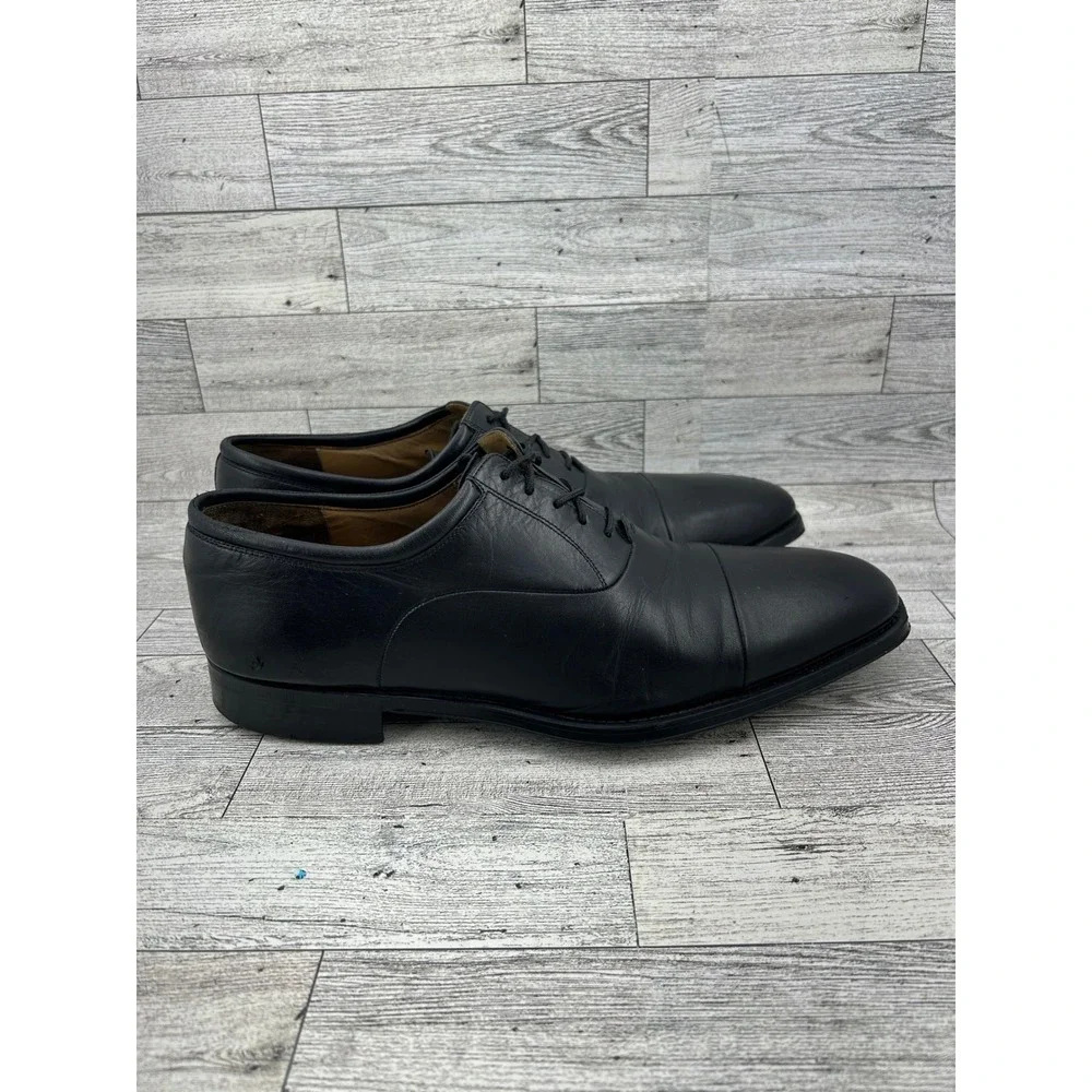 Magnanni Cap Toe Oxford Shoes‎ Black Leather Men Dress Formal Business Size 12